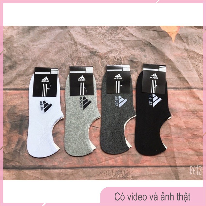 Set 10Đôi Tất Hài Nam Adidas Lười Chống Tụt