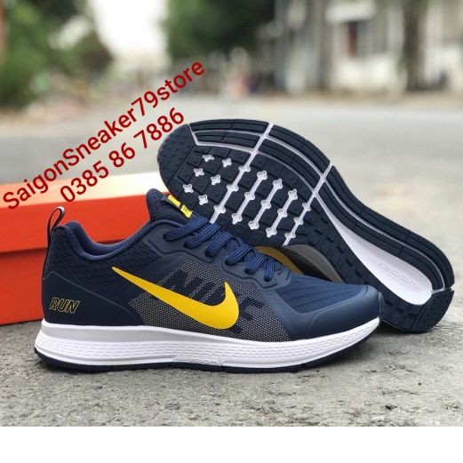 Giày Nike Running Pegasus V7 (20) Nam Navy/Yellow [Chính Hãng -FullBox] SaigonSneaker79store