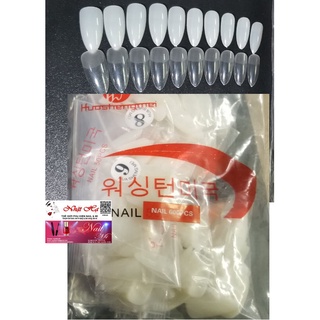 Móng úp fom tròn hàn quốc phom chuẩn, móng dẻo - 1 túi 600pcs