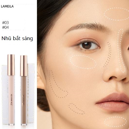 Thanh Kem Che Khuyết Điểm Tạo Khối Nhũ Lấp Lánh Lameila