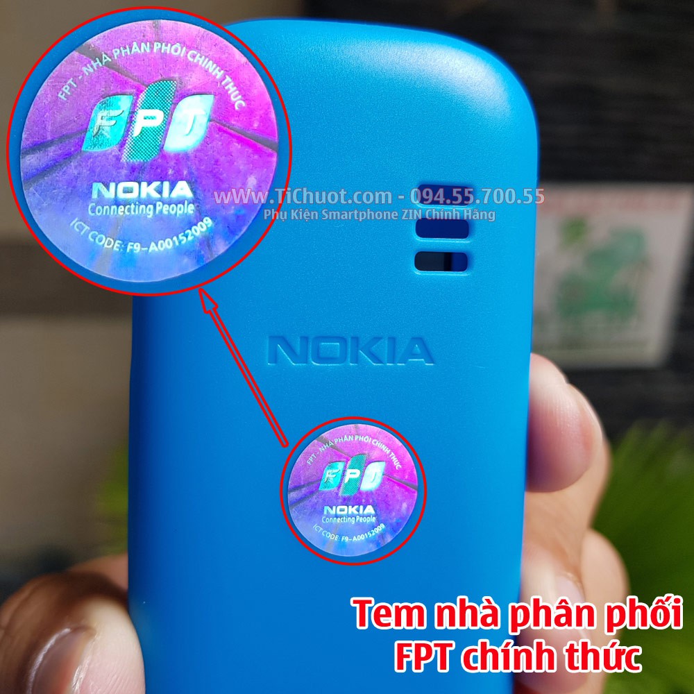 [ZIN Có Tem Bạc] Vỏ phím Nokia 1280 Chính Hãng