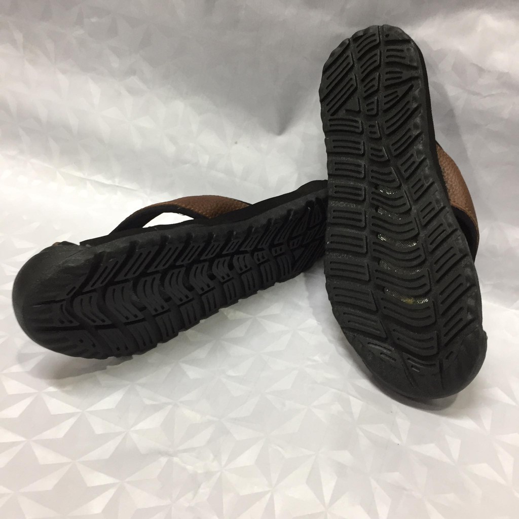 Dép kẹp nam bích mũi da bò cao cấp