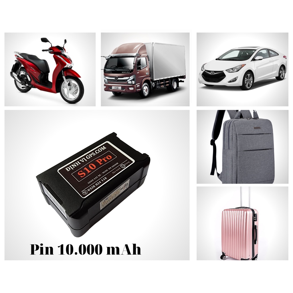 Định vị không dây S10 Pro định vị chính xác cao, pin sử dụng 30 ngày, kèm sim data 12 tháng | BigBuy360 - bigbuy360.vn
