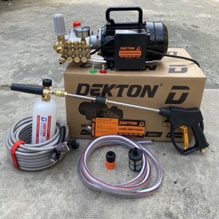 Máy rửa xe có chỉnh áp 2000W.[DEKTON-2000s-Dùng Liên Tục 8H ]