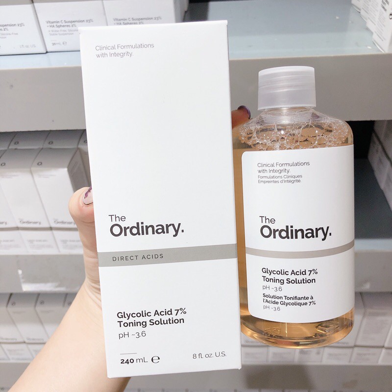 Nước hoa hồng The Ordinary Glycolic Acid 7% Toning Solution ( 240mL )