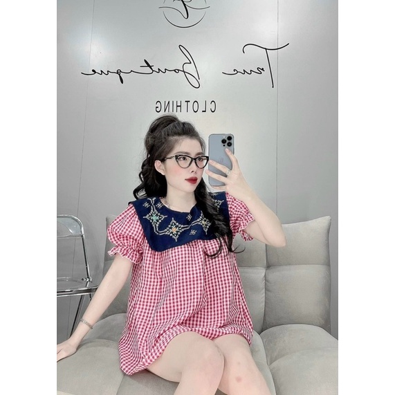 Sét Cổ Thêu Tiểu Thư Bigsize 50kg Đến 100kg (M/L/XL/XXL)