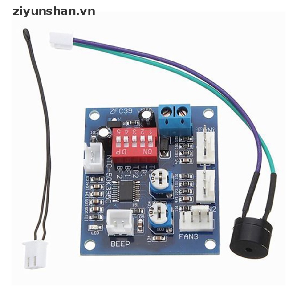 ziyunshan Automatic Temperature Control CPU Fan Speed DC Controller 12V PWM PC Board vn
