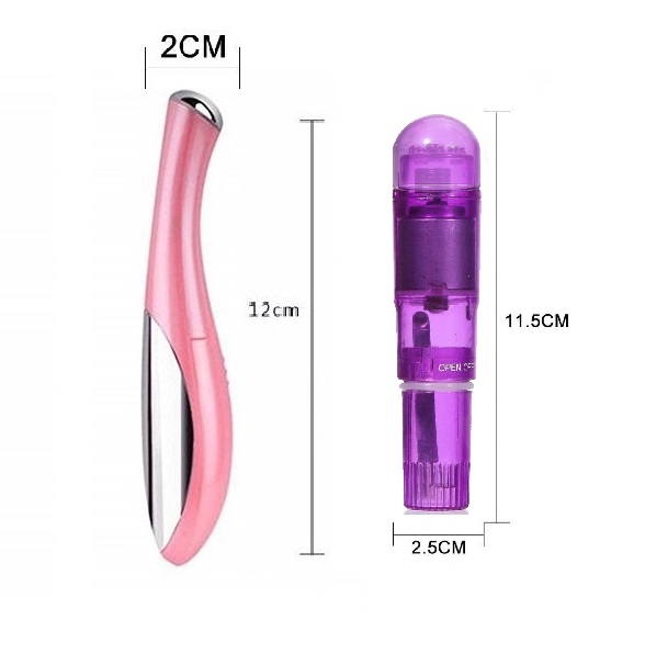 Combo 02 Máy Mát xa rung cảm ứng rung khi chạm da nhỏ gọn cầm tay mini tặng kèm máy massage rung B74B75B76