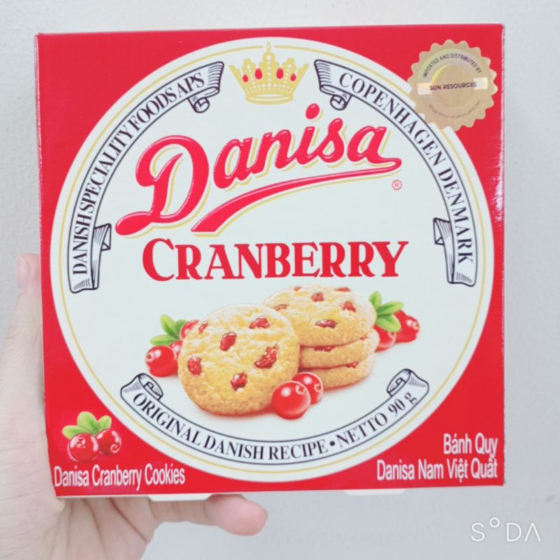 Bánh Danisa choco cashew 90g(vị socola hạt điều, vị việt quất)