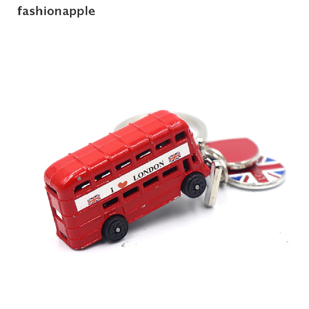 FAVN Bless 3D Metal Keychain Cute London Tourist Bus Souvenir Magnetic Craft Tourism glory – – top1shop