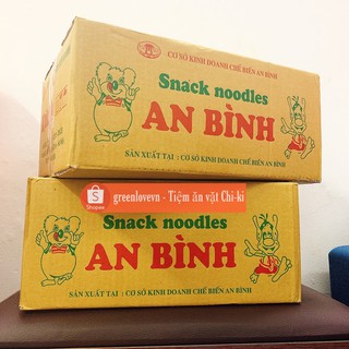 Thùng 200 gói mì trẻ em An Bình date mới tinh