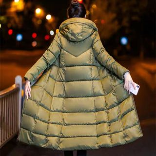 (Hàng od QC) Áo phao nữ dáng dài
