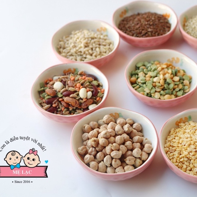 9 loại đậu hạt hữu cơ cho bé ăn dặm, nhập khẩu gói 100gr