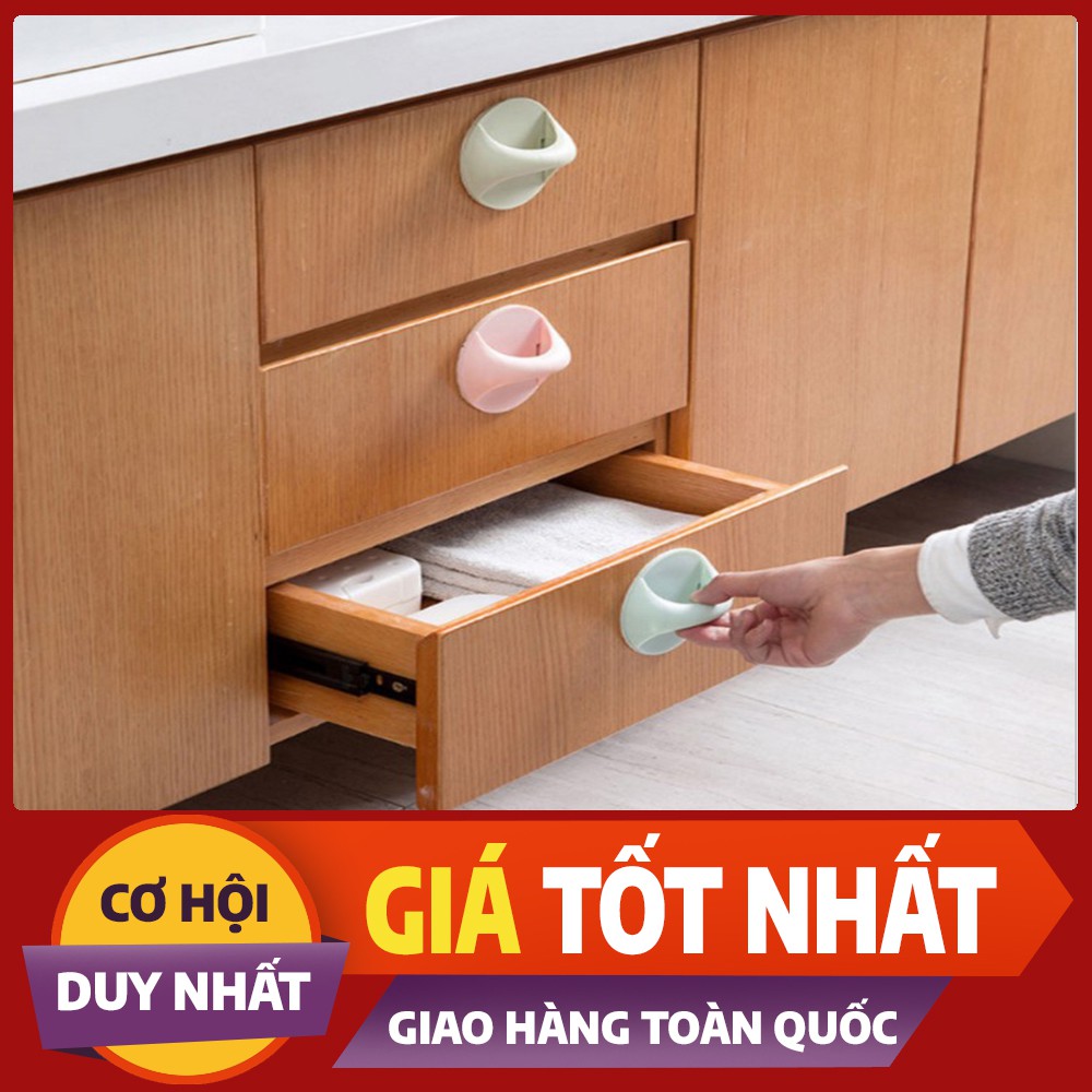 Tay Nắm Cửa Tủ, Tay Cầm Gắn Cửa Tủ Dán Tường Tiện Lợi