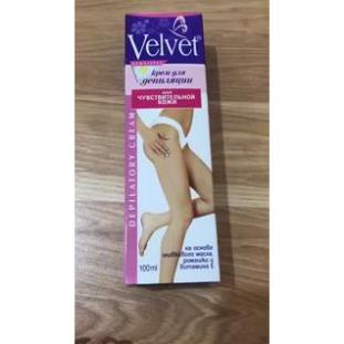 [SALE] Kem Tẩy Lông Velvet 100ml Của Nga An Toàn Tuyệt Đối Cho Da, Dùng Được Tất Cả Các Vùng Da | BigBuy360 - bigbuy360.vn