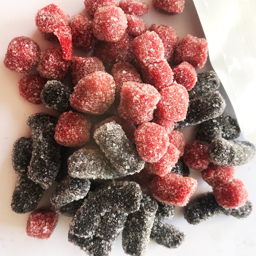 1Kg Mix Kẹo Dâu Tây Dâu Tằm  thương hiệu Rồng Con