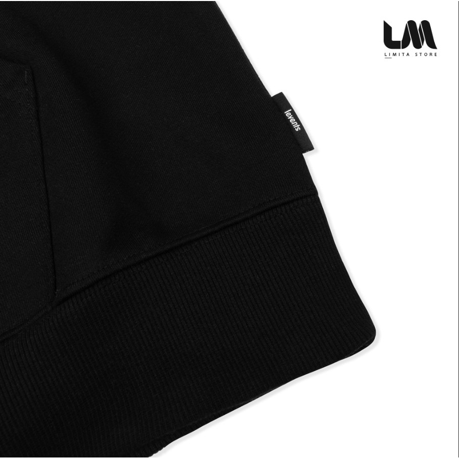Áo Hoodie LEVENTS Mini Logo Black