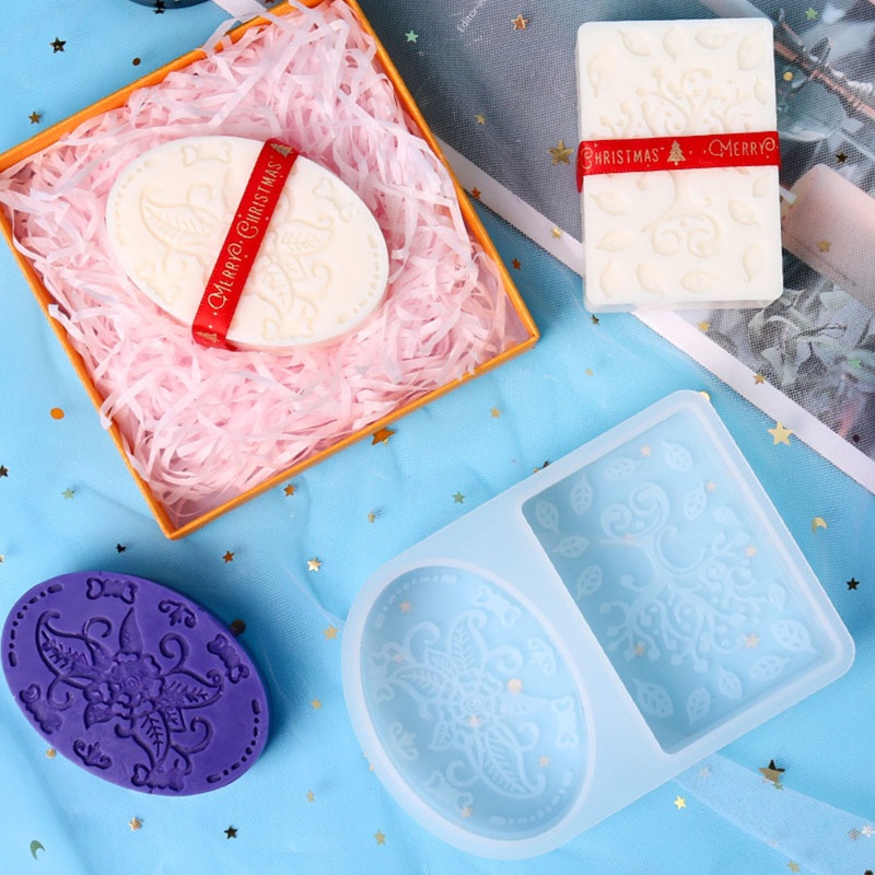 Khuôn Silicone Làm Xà Phòng Đất Sét Thủ Công DIY
