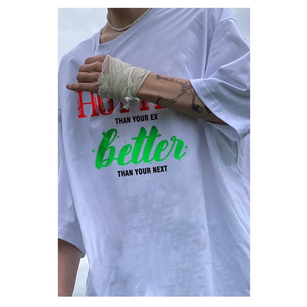 Áo thun make it rain heybig (có sẵn) hotter better