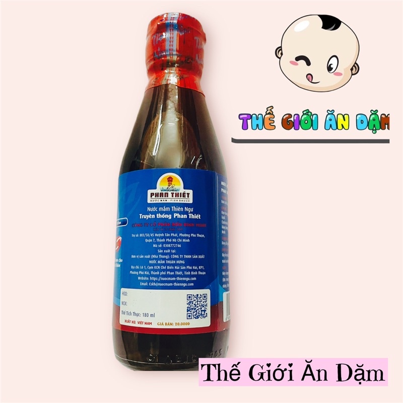 Nước Mắm GIẢM MẶN Bé Ăn Dặm Ông Bà Cháu Thiên Ngư