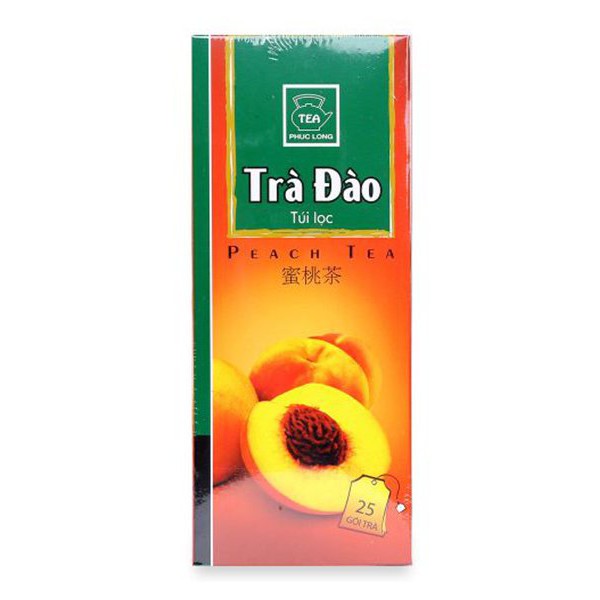 1 Hộp Trà Đào Túi Lọc Phúc Long 25 Gói x 2gr