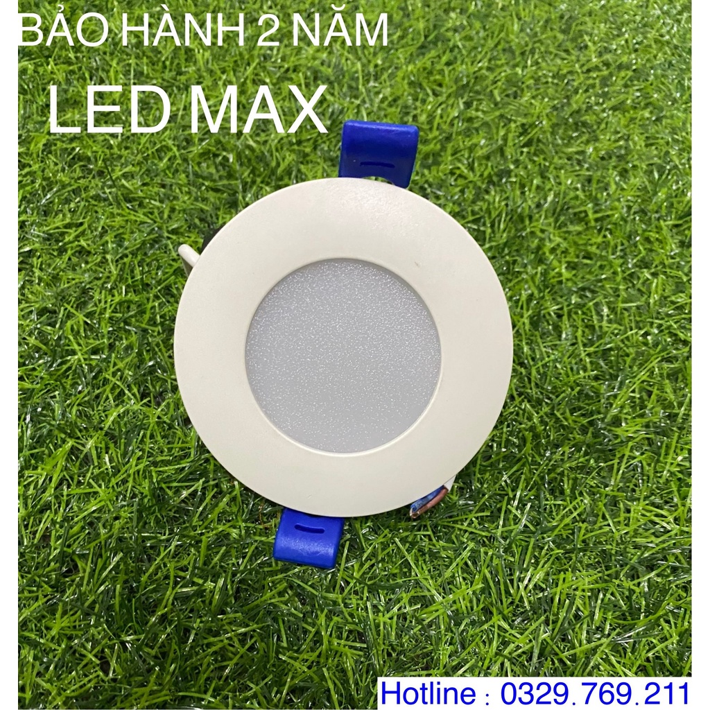 Đèn Âm Trần 5W bao gồm nguồn, Đèn Downlight lỗ khoét 65-76mm ánh sáng trắng