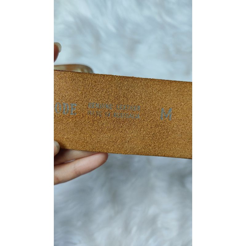 Dây lưng da bò mộc