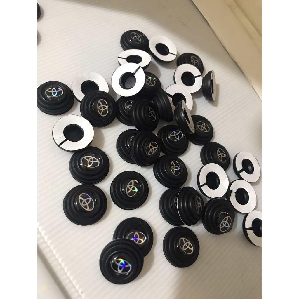 Núm Cao su giảm chấn , chống va đập cửa xe Ô tô theo Logo xe