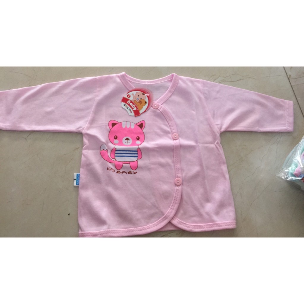 Bộ sơ sinh vạt chéo dài tay carter cho bé