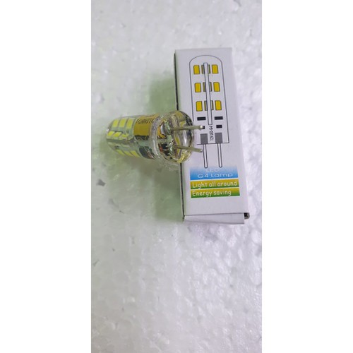 Bóng đèn led ghim ngón G4 3W - 220V Trắng + Vàng - giá rẻ bất ngờ
