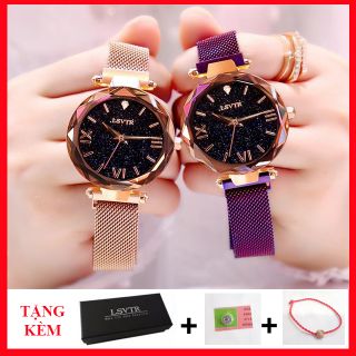 [TREND 2019 - HÀNG FULL BOX] Đồng Hồ Nữ LSVTR Dây Lưới Thép Chống Gỉ Nhiều Màu, Đồng Hồ Nữ Trẻ Trung