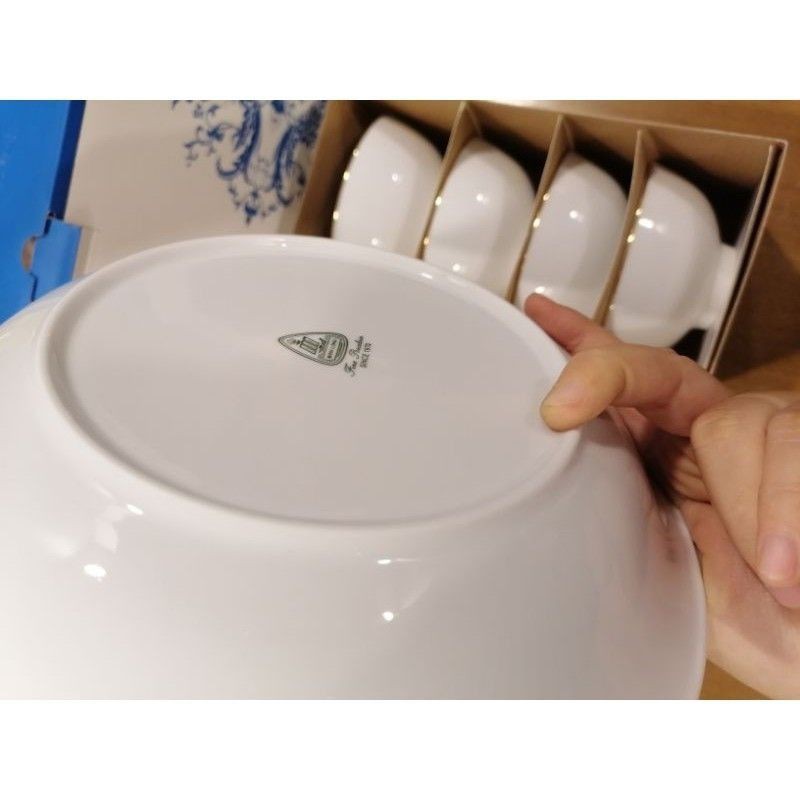 Bộ bát đĩa Minh Long Viền Vàng 5 món | BigBuy360 - bigbuy360.vn