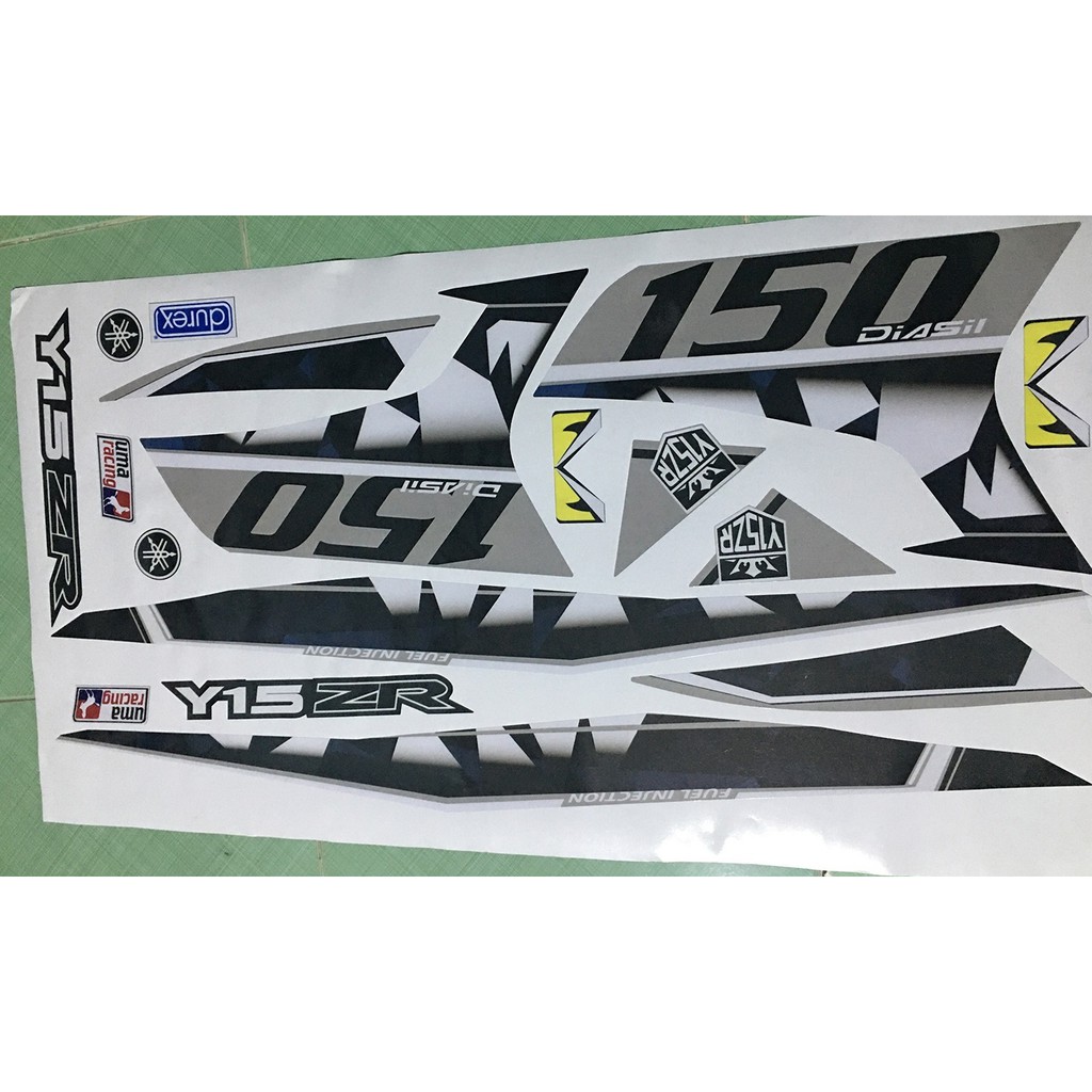 Tem exciter 150 bạc đen