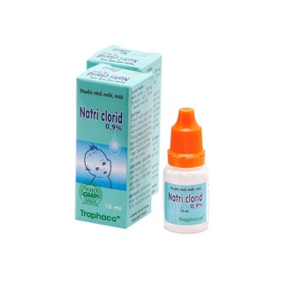 Nước muối sinh lý rửa mắt,rửa mũi cho trẻ lọ 10ml