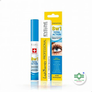 Huyết thanh Dưỡng mi Eveline 8 in 1 Total Action Lash Therapy professional VT109