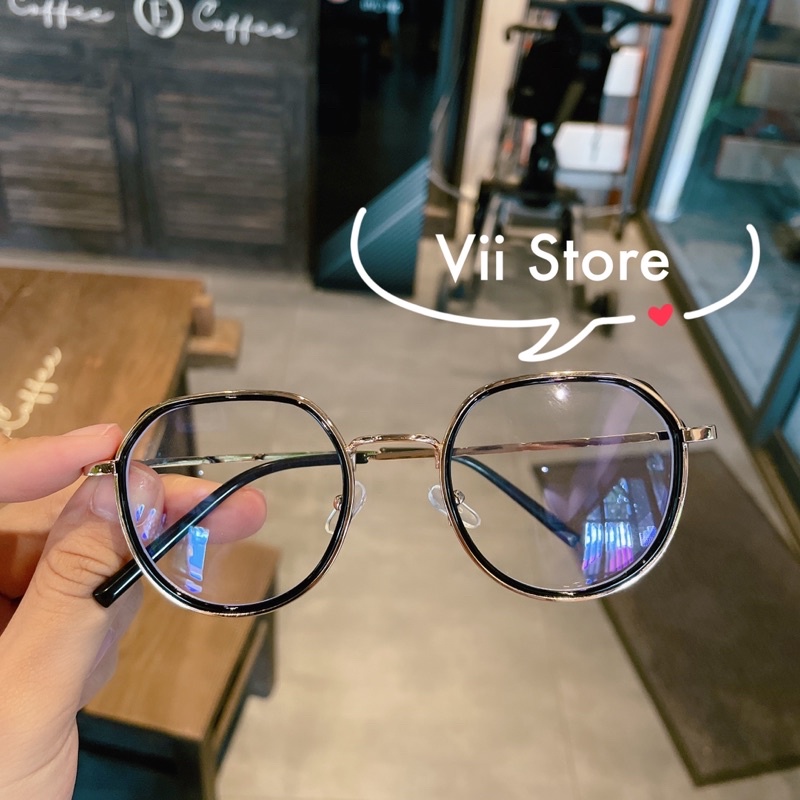 Kính mắt kim loại vintage đa giác 110