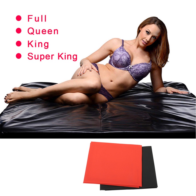 Bộ Ga Trải Giường Bằng PVC Chống Thấm Nước Màu Đen Kích Thước 220X2cm
