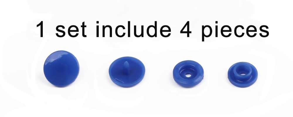 20 Bộ nút bấm quần áo bằng nhựa dẻo t5 12mm