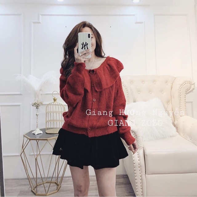 ÁO LEN CỔ BÈO SIU XINH❤️❤️❤️