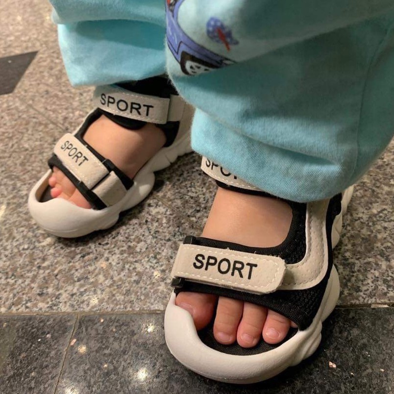 Dép Sandal Bé Trai Bé Gái - Dép Chống Vấp Sandal Sport Đế Gấu Siêu Bền Chống KS890