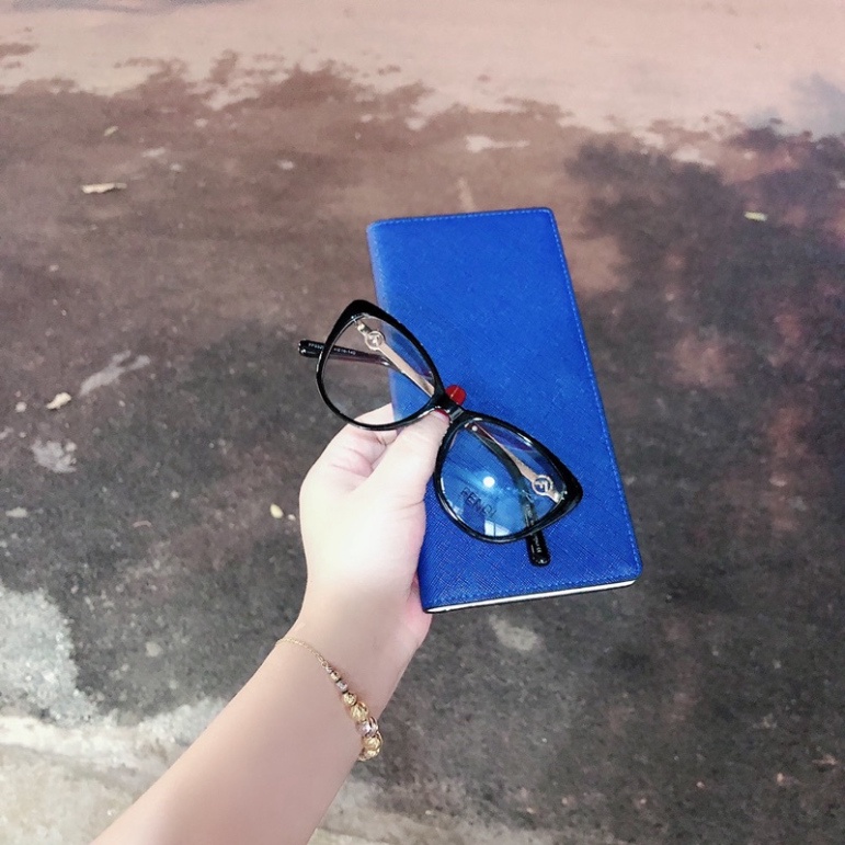 Kính giả cận 0 độ mắt mèo đeo cực kute, gọng kim loại cao cấp Windy.com