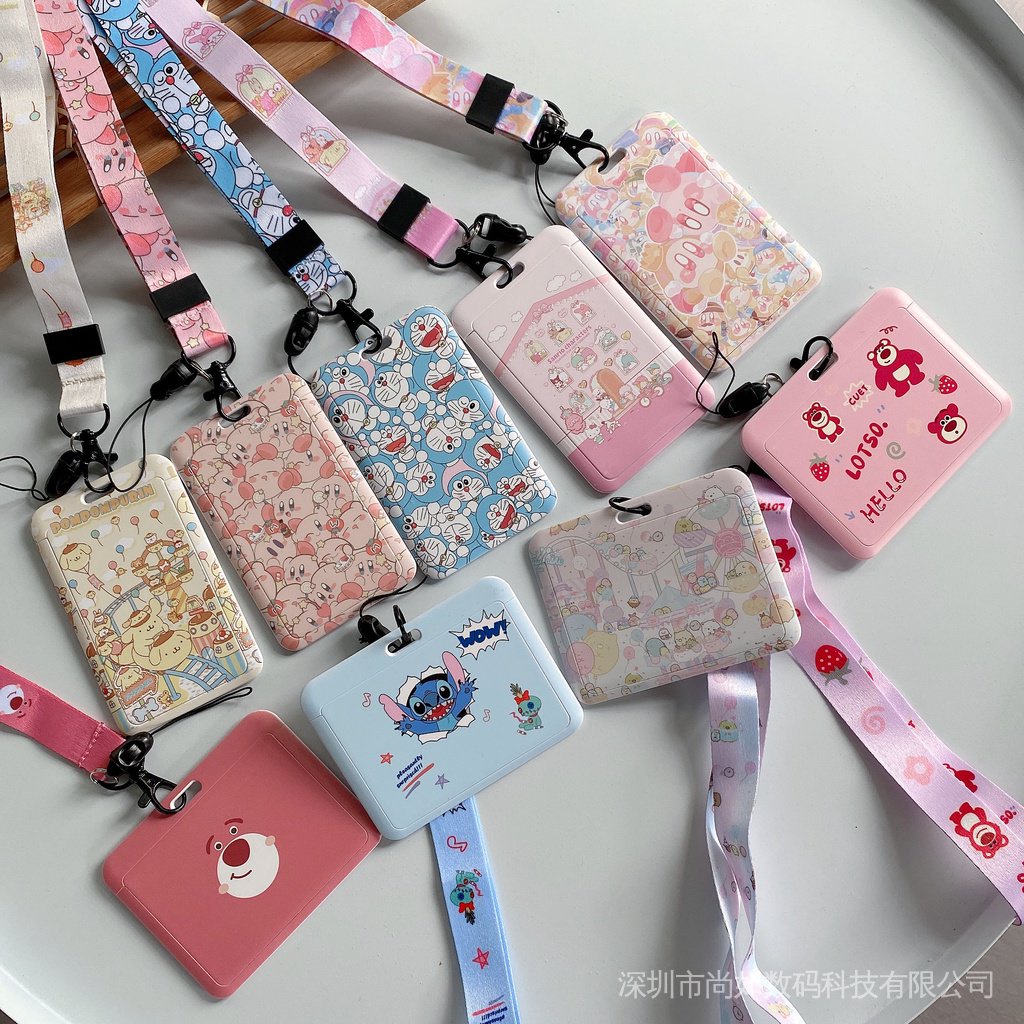 Disney Dây Đeo Thẻ Nhân Viên/Thẻ Học Sinh Nhật Bản In Hình Cậu Bé Bút Chì Shin-Chan Kanahei