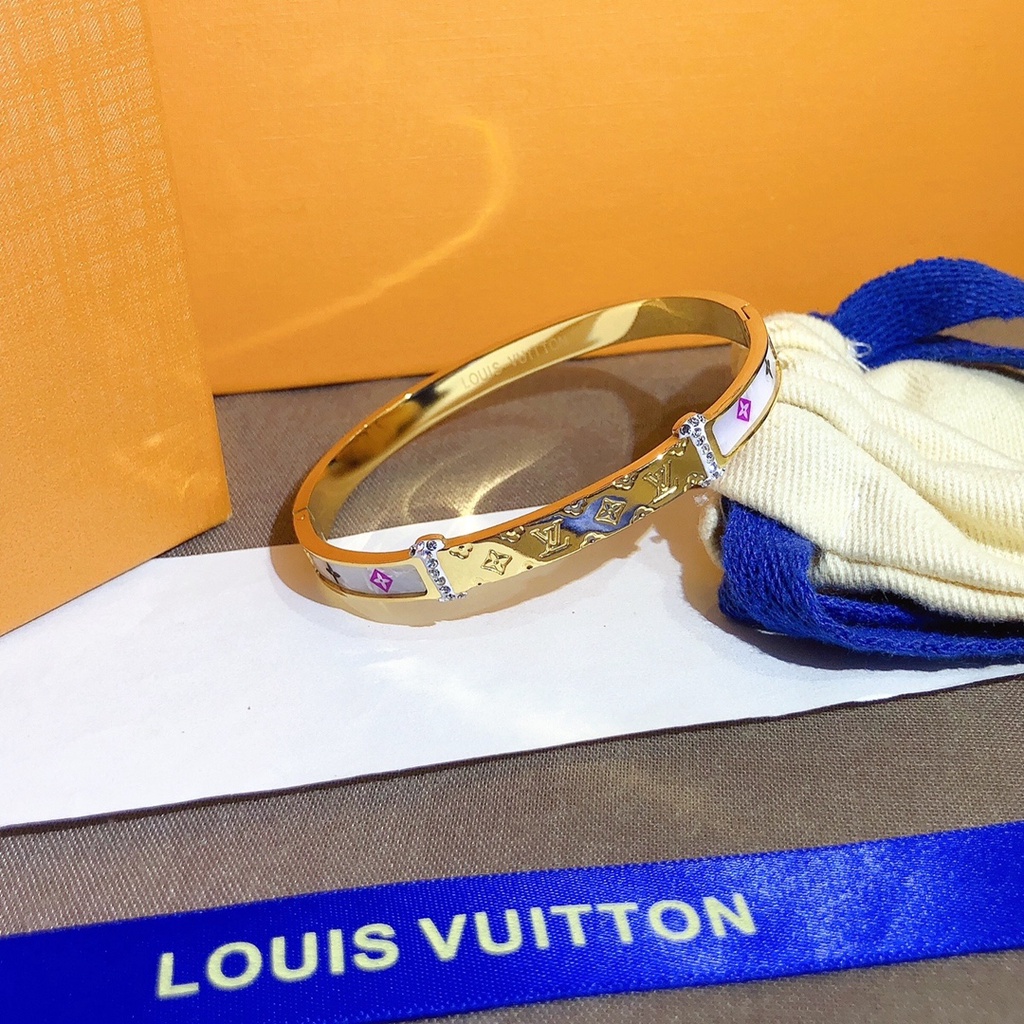 LOUIS VUITTON Vòng Tay LV Cao Cấp Thời Trang Cho Cặp Đôi