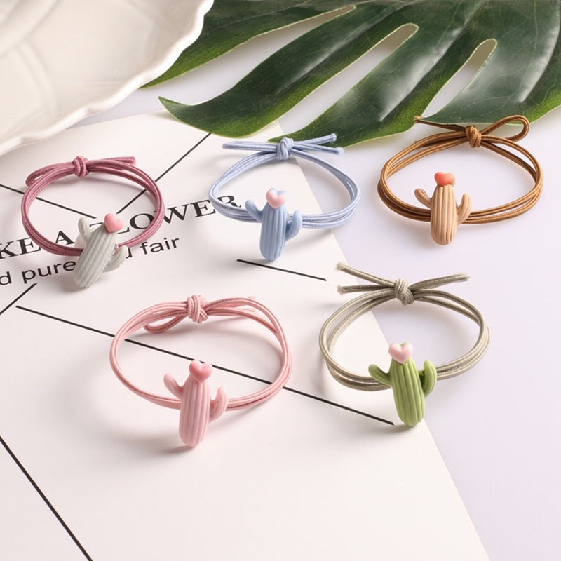 [GIÁ RẺ] Dây cột tóc xương rồng xinh xắn