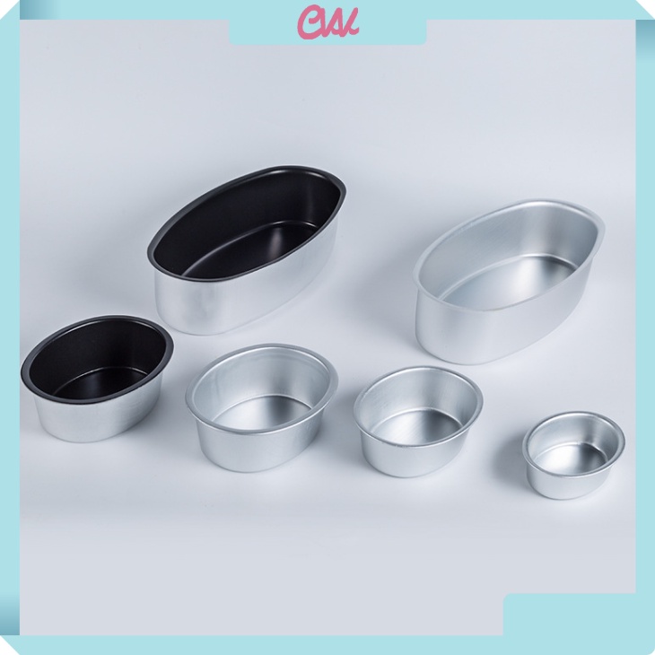 Khuôn oval nhôm đúc D03 D04 - Dụng cụ làm bánh CVV.