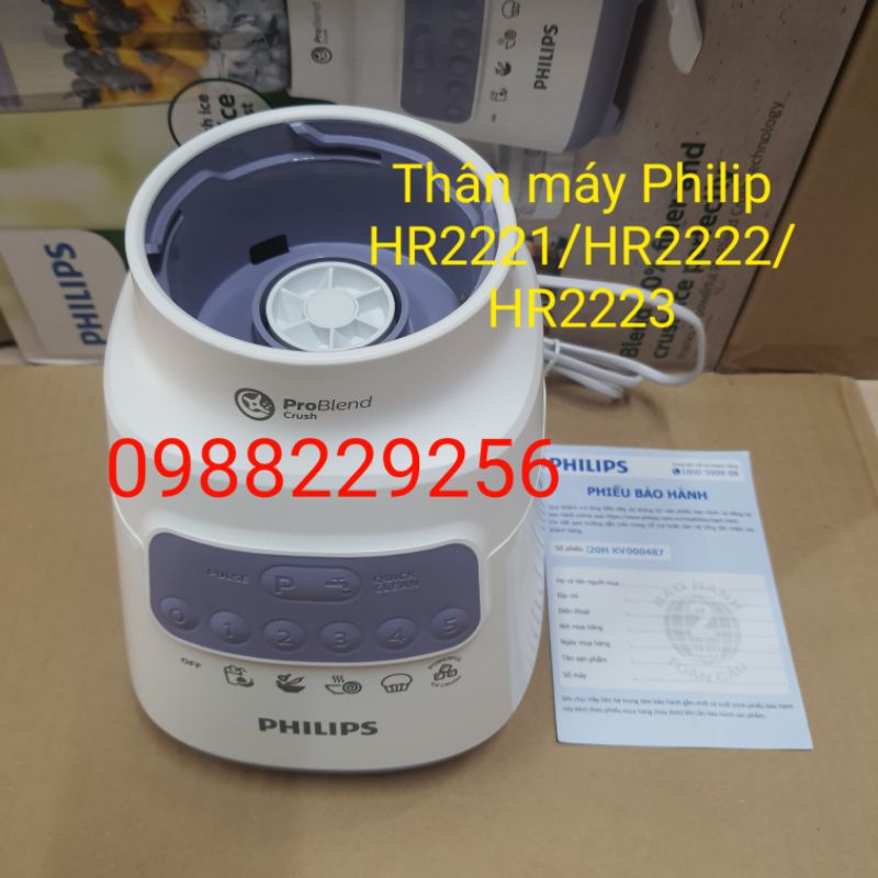 Động cơ thân máy xay Philip hr2115/hr2118 HR2221 HR2222 HR2223