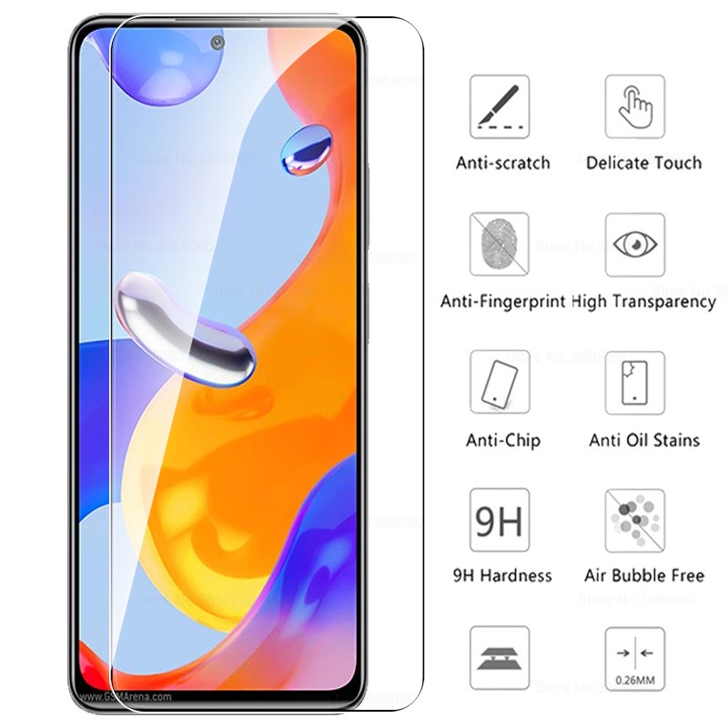 Ốp Điện Thoại Dạng Kính Cường Lực 2 Trong 1 Bảo Vệ camera Cho xiaomi redmi note 11 pro note11s redmy not11 s note11pro 5G