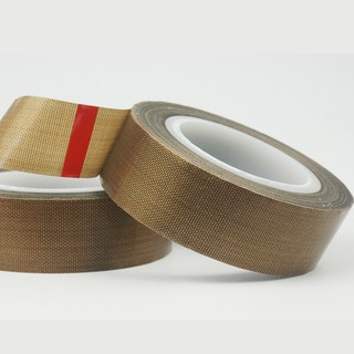 BĂNG KEO CHỊU NHIỆT CAO PTFE GLASS CLOTH TAPE LIDAVI 108AD 0.13MMX13MMX10M