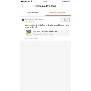 Cù là CAO SAO VÀNG OPC