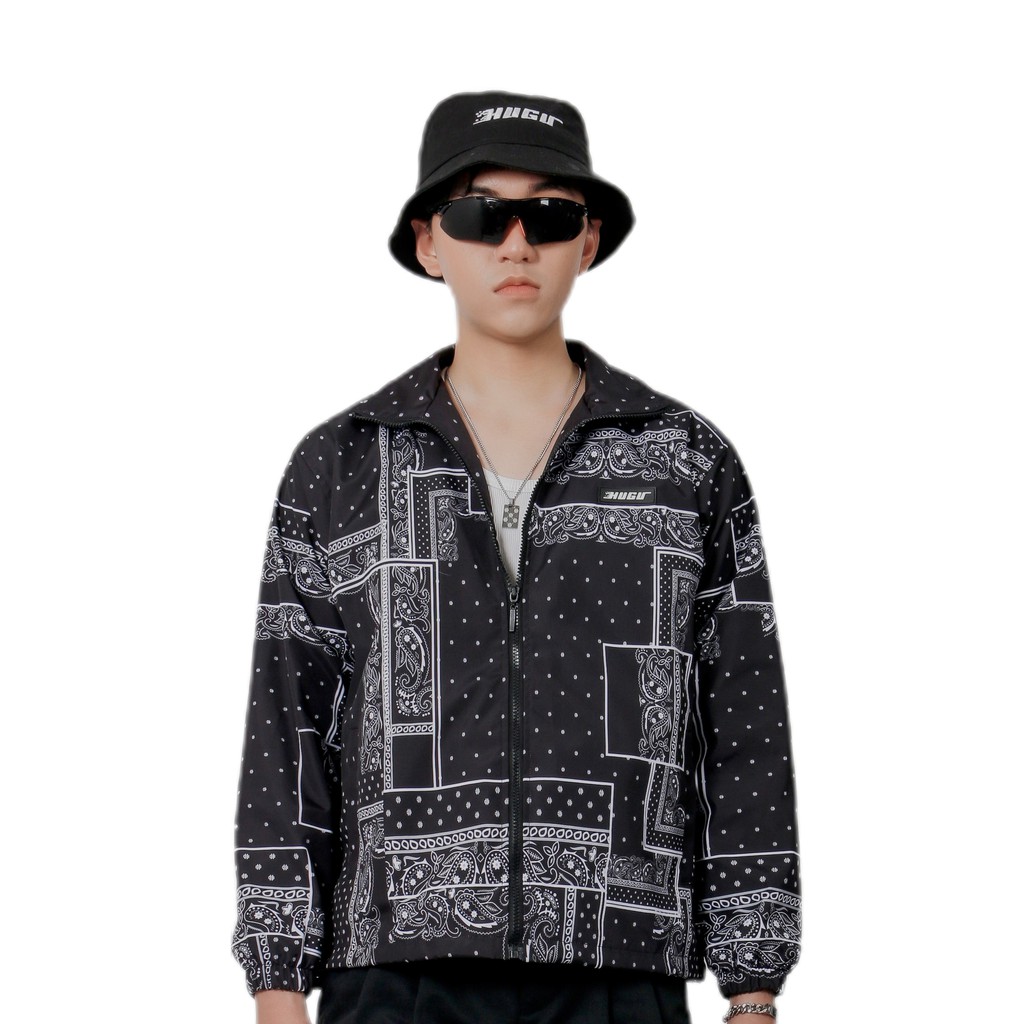 Áo khoác tay dài HUGU - Bandana Ss1 Zip Jacket - unisex